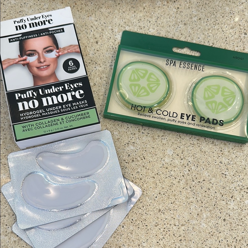 Spa Essence Hot & Cold Eye Pads and Puffy Under Eyes Masks